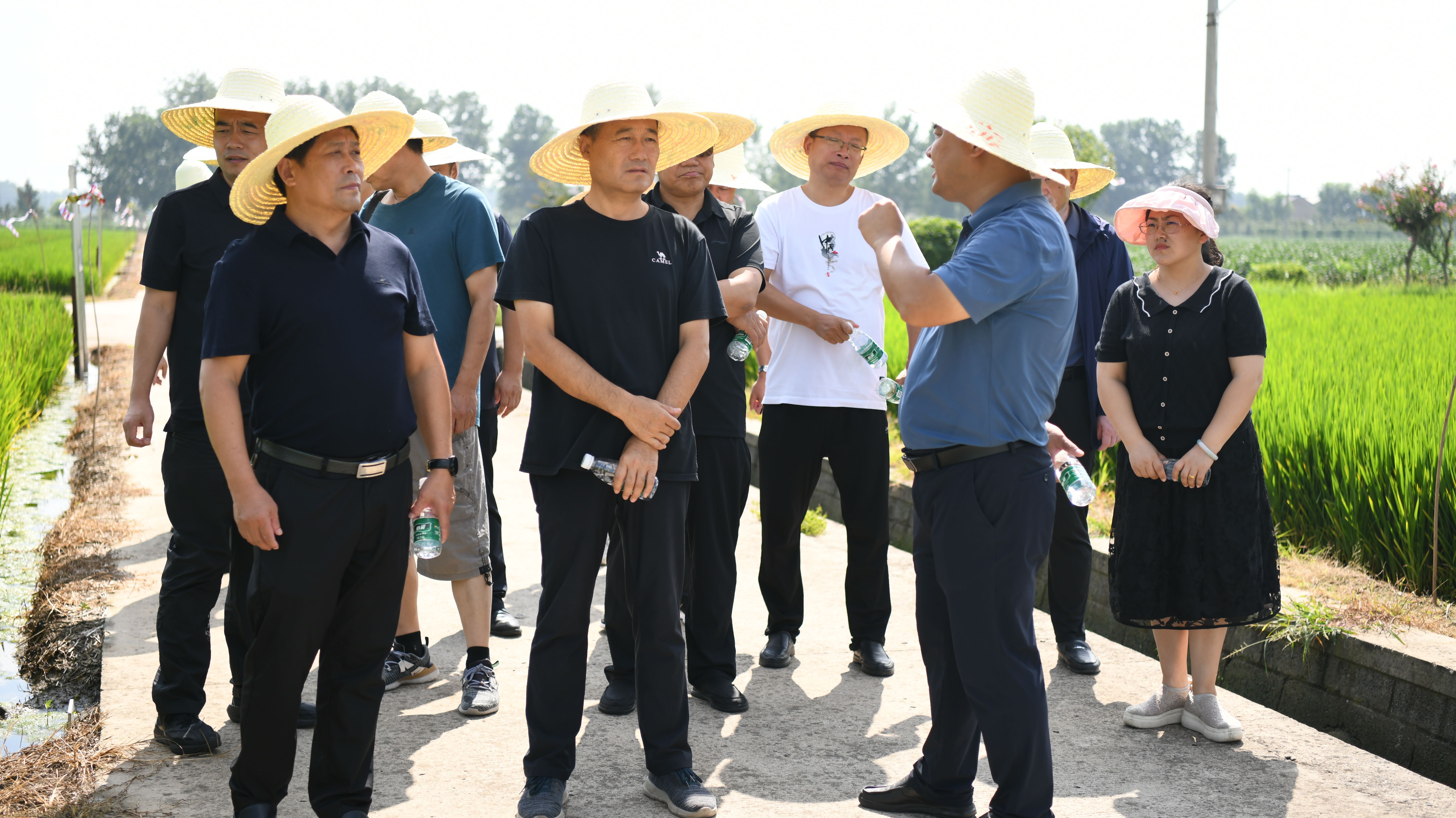 陕西省种子工作总站客人来白马湖交流考察